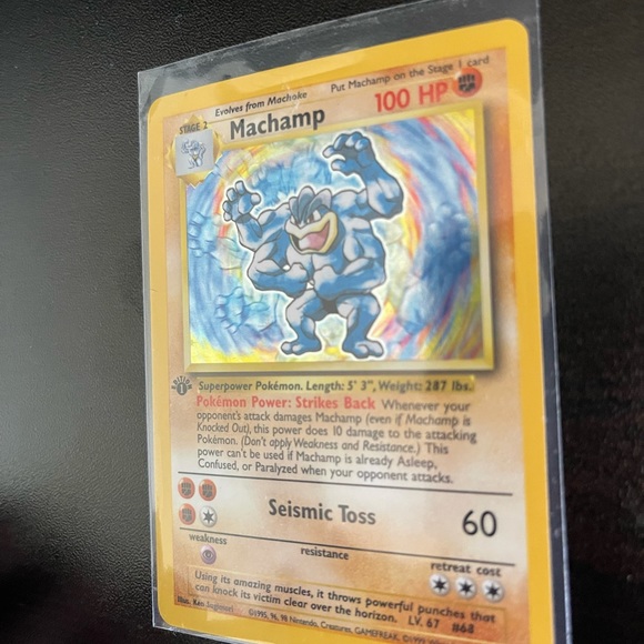 1st Edition Machamp Base Set - Picture 1 of 4